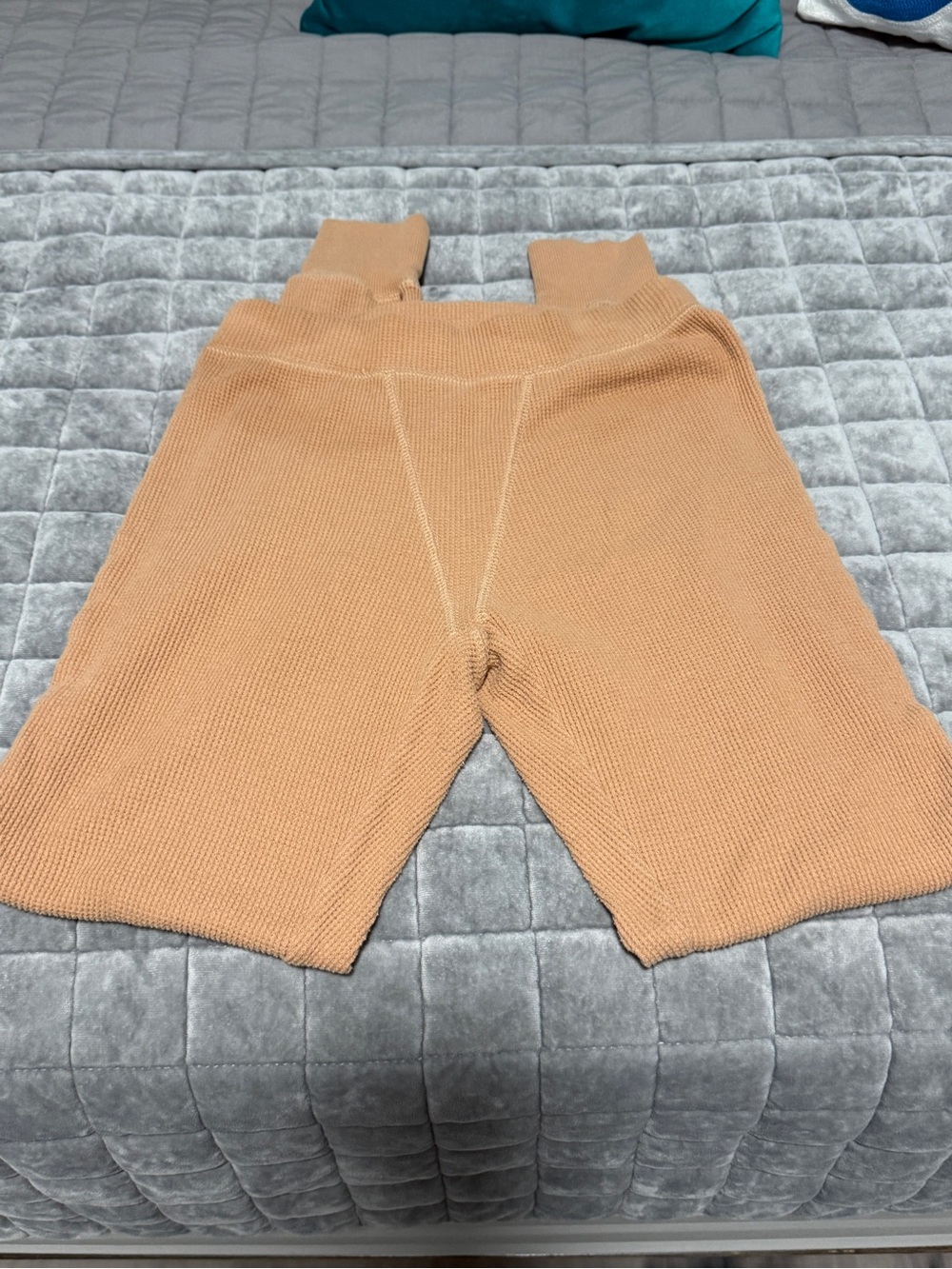 SKIMS Camel Waffle Thermal Knit Leggings